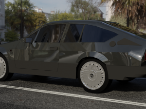 alfa romeo gtv 6 3D Модель
