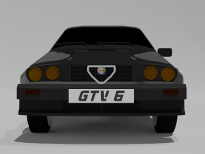 alfa romeo gtv 6 3D Модель