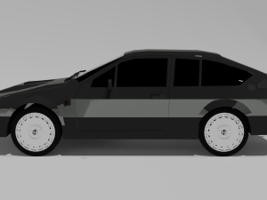 alfa romeo gtv 6 3D Модель