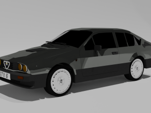 alfa romeo gtv 6 3D Модель