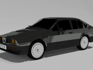 alfa romeo gtv 6 3D Model