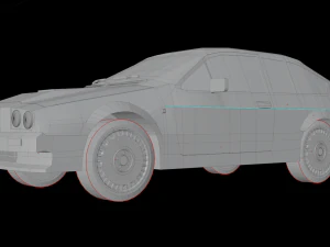 alfa romeo gtv 6 3D Model