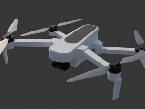drone - hubsan zino 3D Model