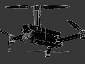 drone - hubsan zino 3D Model