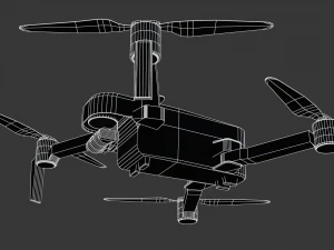 drone - hubsan zino 3D Model