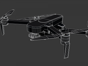 drone - hubsan zino 3D Model