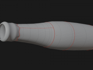 beer bottle - leffe Modelo 3D