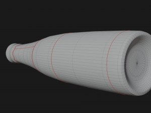 beer bottle - leffe Modelo 3D