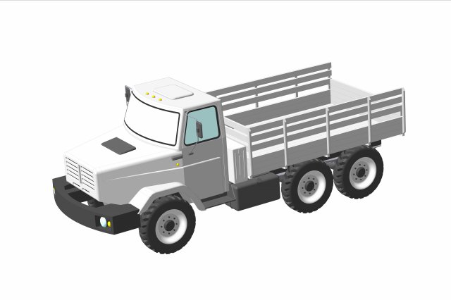 zil 433440 4130 4340 4330 4331 3D 모델 .c4d .max .obj .3ds .fbx .stl .blend 
