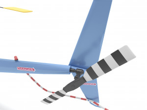 helicopter robinson r44 3D Модель