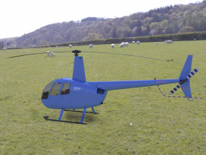 helicopter robinson r44 3D Model