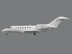 セスナ サイテーション X 3Dモデル