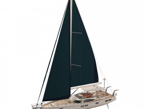 Sailing Yacht Hylas H57 3Dモデル