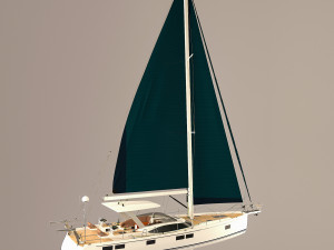 Sailing Yacht Hylas H57 Model 3D