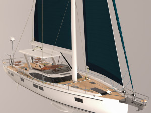 Sailing Yacht Hylas H57 Model 3D
