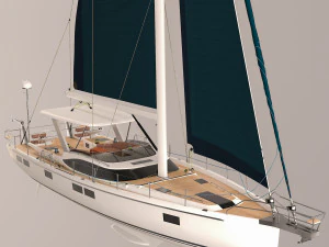 Sailing Yacht Hylas H57 3D Model