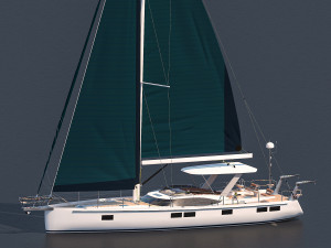 Sailing Yacht Hylas H57 Model 3D