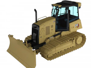 Bulldozer Caterpillar LGP D4 3D Model