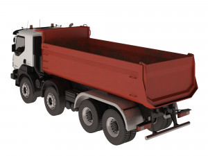Dump Truck Kerax 8x4 450 DXi 3D Модель