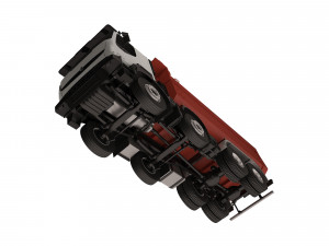 Dump Truck Kerax 8x4 450 DXi 3D Модель