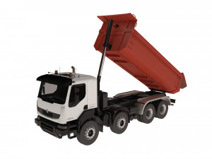 Dump Truck Kerax 8x4 450 DXi 3D Модель