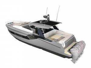 Motor Yacht Azimut Verve 47 3D-Modell