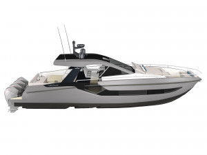 Motor Yacht Azimut Verve 47 3D-Modell