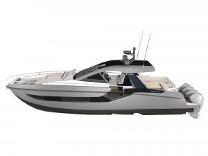 Motor Yacht Azimut Verve 47 3D-Modell