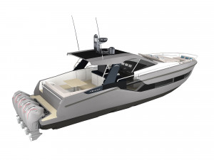Motor Yacht Azimut Verve 47 3D-Modell