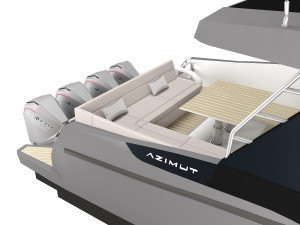 Motor Yacht Azimut Verve 47 3D-Modell