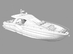 Motor Yacht Azimut Verve 47 3D-Modell