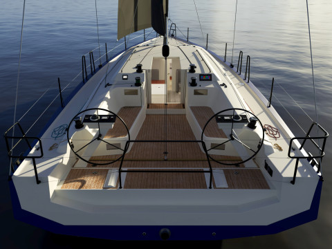 Sailing Yacht RM1380 3Dモデル