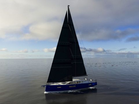 Sailing Yacht RM1380 3Dモデル