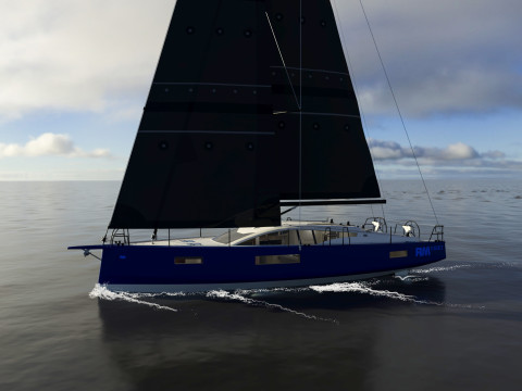 Sailing Yacht RM1380 3Dモデル
