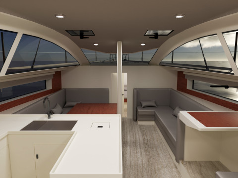 Sailing Yacht RM1380 3Dモデル