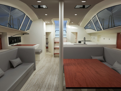 Sailing Yacht RM1380 3Dモデル