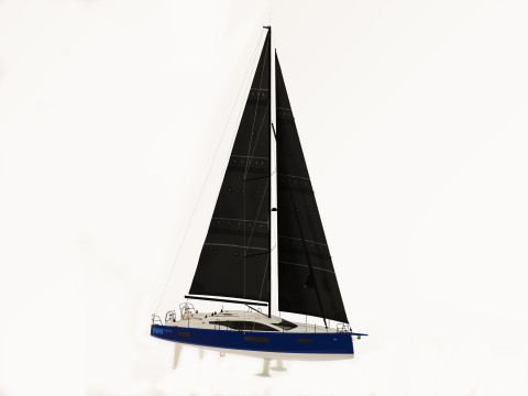 Sailing Yacht RM1380 3Dモデル