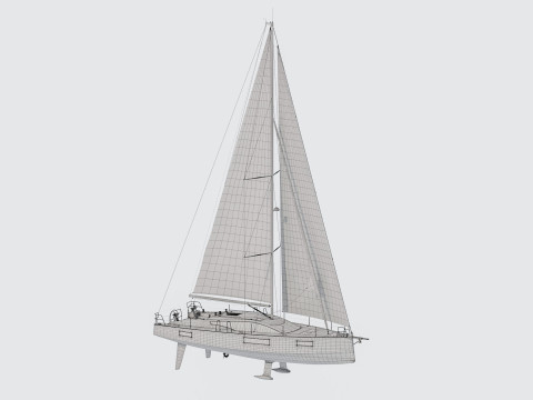 Sailing Yacht RM1380 3Dモデル