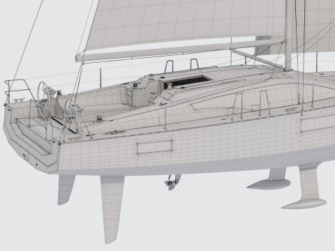 Sailing Yacht RM1380 3Dモデル