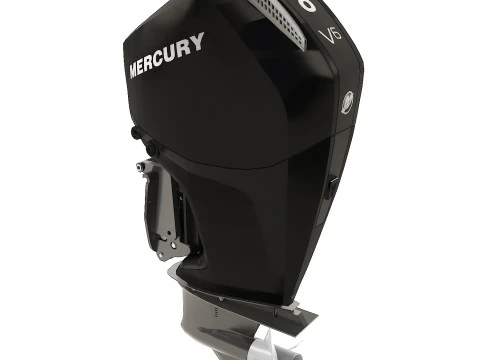 Чотиритактний Mercury V6 200 к. с 3D Модель