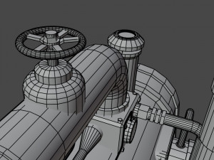 Steampunk Boiler 3D Model