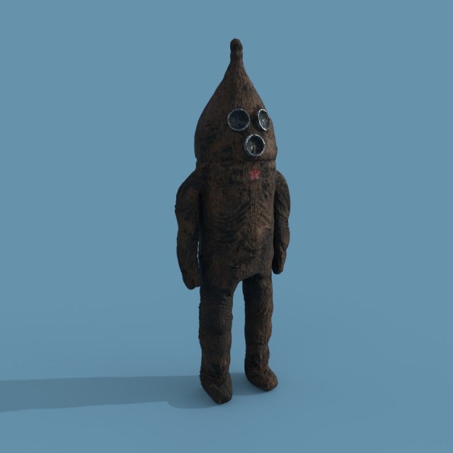 Old Diving Suit 3D 模型 .c4d .max .obj .3ds .fbx .stl .blend 