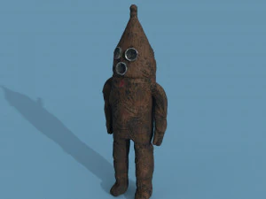 Vecchia muta da sub Modello 3D