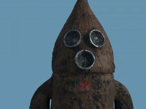 Vecchia muta da sub Modello 3D