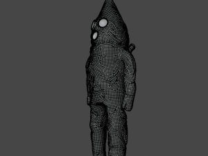 Old Diving Suit 3D 模型