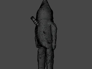 Vecchia muta da sub Modello 3D