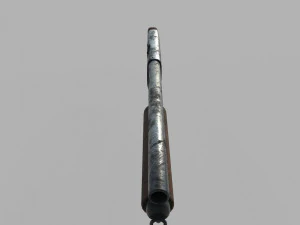 Sawed Off Shotgun Low Poly 3D Model