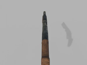 Sawed Off Shotgun Low Poly 3D Model