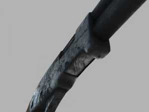 Sawed Off Shotgun Low Poly 3D Model