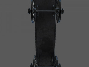 Old Toy Train 3D Model